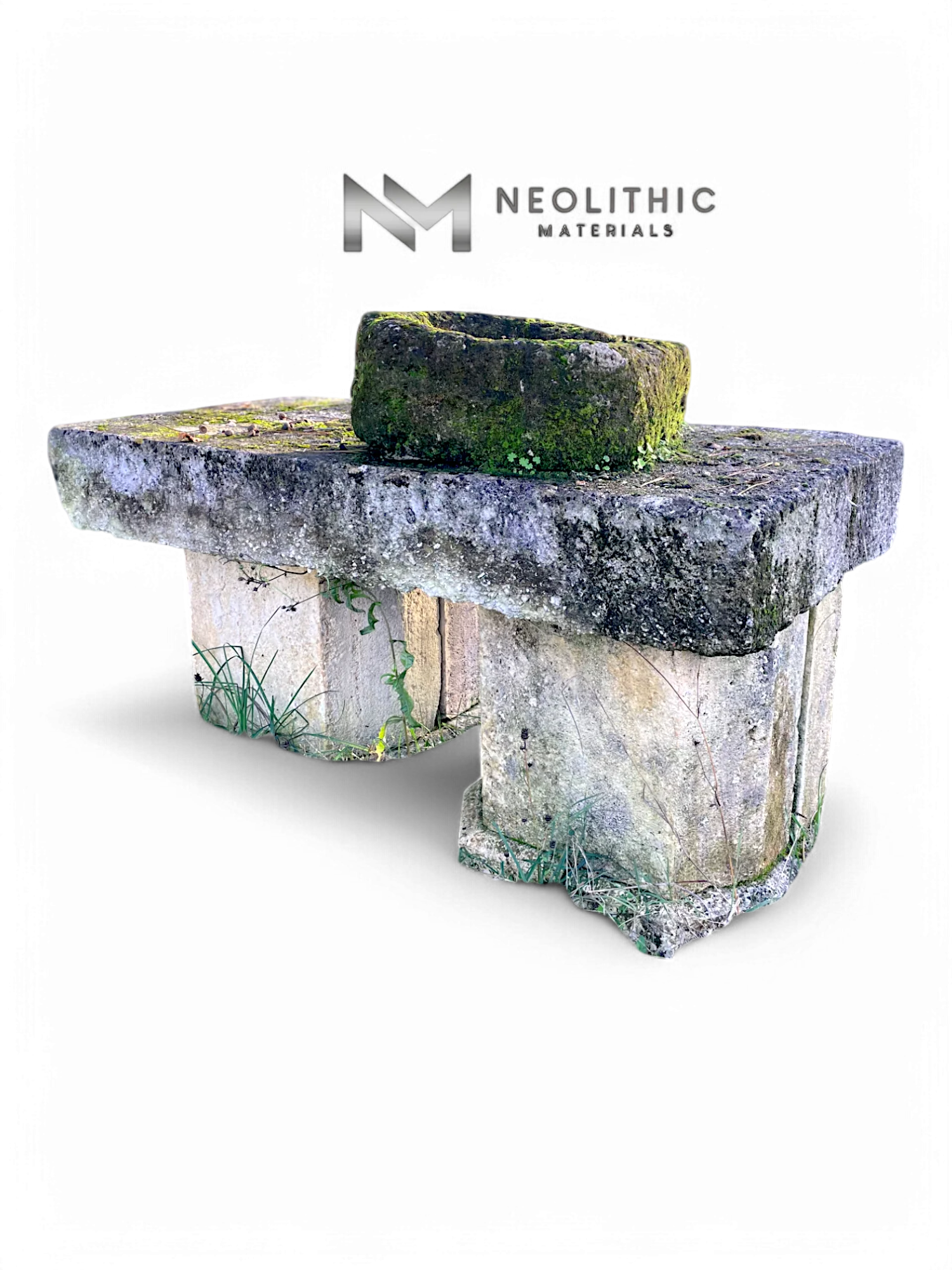 Antique Limestone Table Slab - Image 1